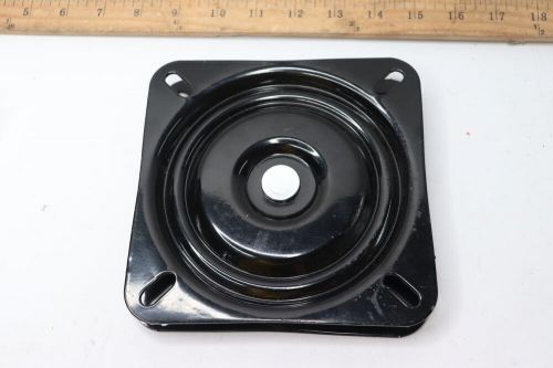 Boat seat swivel black aluminum 6-1/4&#034;