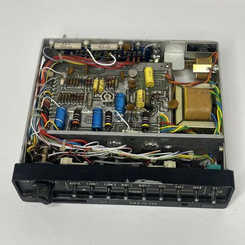 King kma 20 tso audio panel with marker beacon audio selector untested