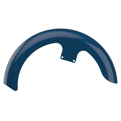 Reef blue 21&#034; reveal wrapper hugger front fender for 09+ harley touring