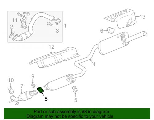 Genuine gm exhaust gasket 95017769