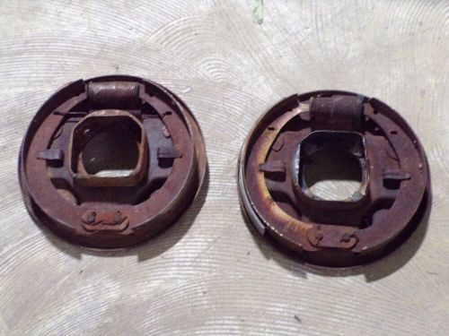 1941-1948 ford front hydraulic backing plates not pitted lite rust flathead v8