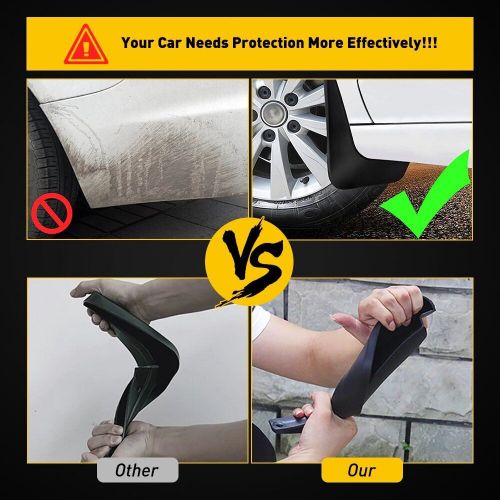 4pcs car flaps mud splash guard mudguard for fender 1993-1997 toyota corolla us