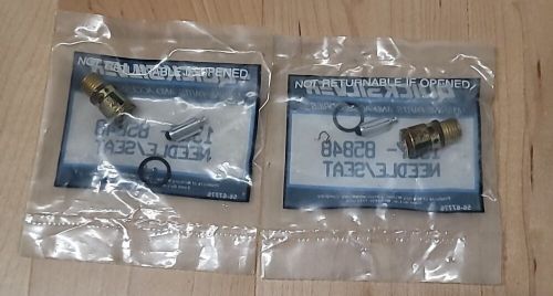 Nos oem (lot of 2) mercury quicksilver carburetor needle &amp; seat kit 1397-8548