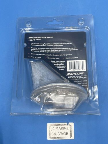 New genuine oem mercury-mercruiser 31640t4 trim tab anode- e695