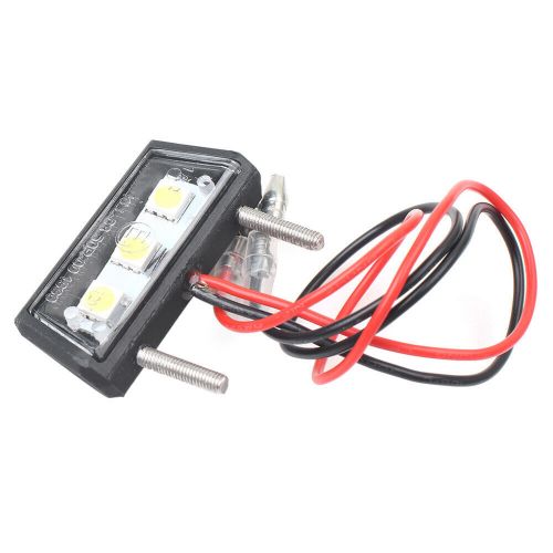 E-marked motorcycle rear led license number plate light tag lamp universal