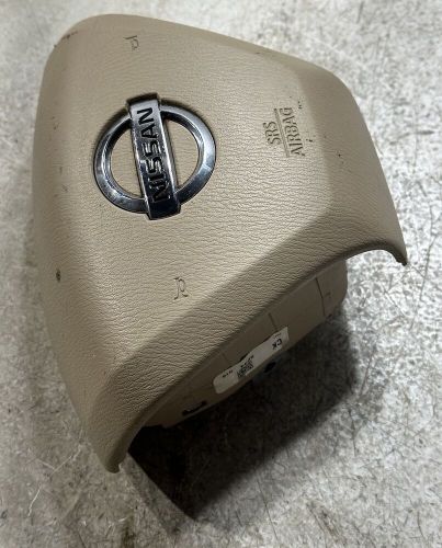 2015 - 2023 nissan murano pathfinder airbag steering wheel airbag oem beige