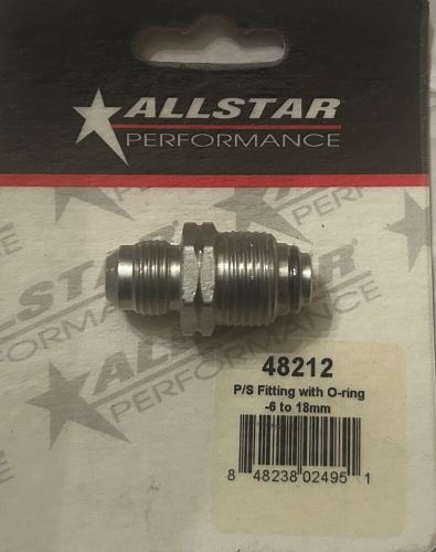 Allstar power steering fitting with o-ring -6 x 18 x 1.5 mm 48212