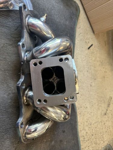 Ka24de turbo manifold top mount stainless