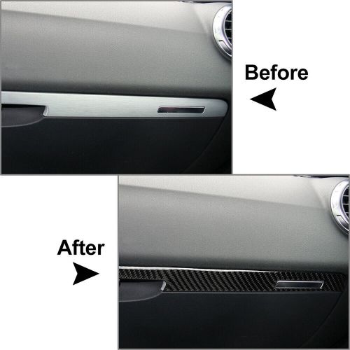 Copilot dashboard glove box panel cover trim strip for audi tt tts ttrs 2008-14