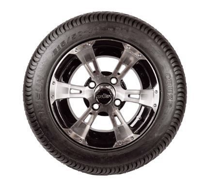 Golf cart 12&#034; colossus wheels with 215/50-12 tires- set of 4