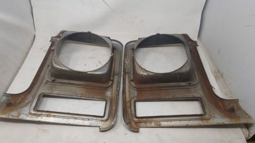 1979 chevrolet k5 blazer headlight bezels trim pieces oem metal