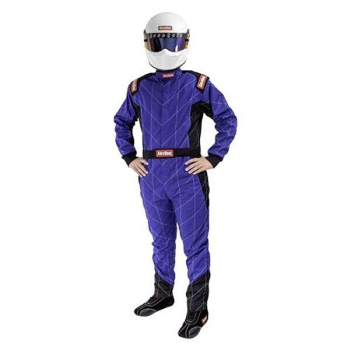 Racequip 130922rqp - chevron-1 series blue s single layer racing driver fire