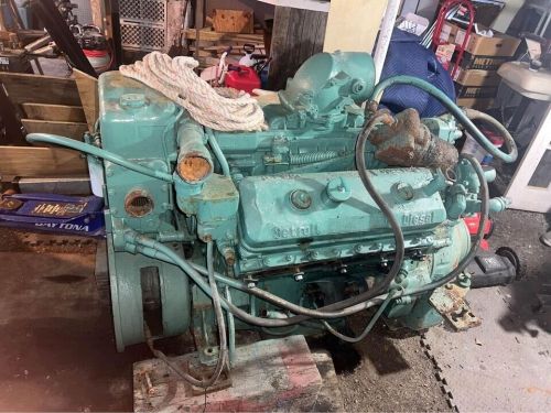 Detroit diesel 8v71  marine diesel engines with transmission