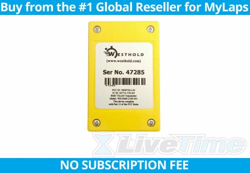 Westhold rechargeable transponder (raceceiver)