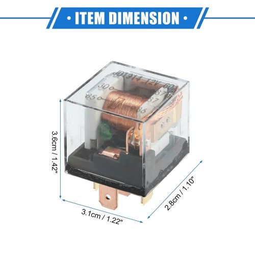 Five waterproof relay dc 12v 60a 5 pin relay charge case universal for car