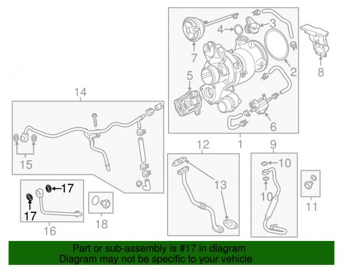 Genuine gm turbocharger pipe gasket 12662185