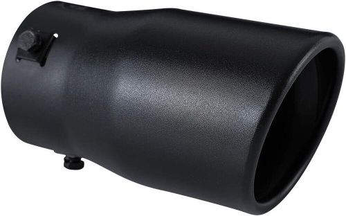 Tritrust exhaust tip, 2-2.75 inch inlet adjustable, fit black