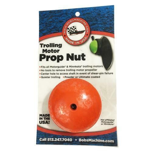 Bob&#039;s machine 312-100006 orange trolling motor prop nut