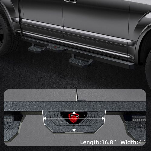 Running boards for 07-18 silverado sierra 1500 crew cab nerf bars side steps