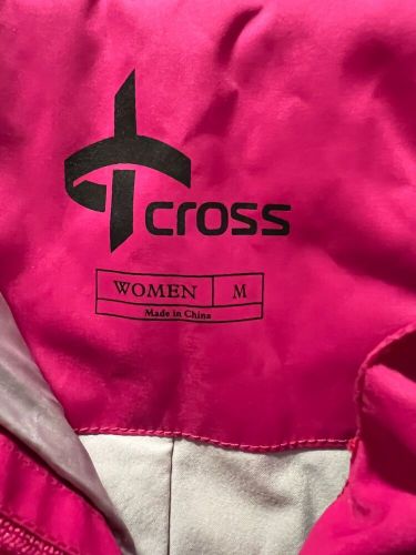 Cross sportswear of sweden woman&#039;s medium ski  snow pants 555 heather/pink, new