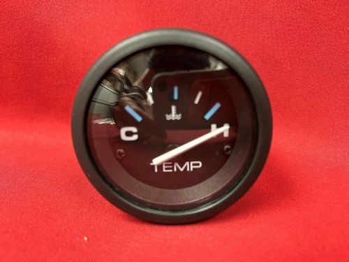 Mercury marine analog gauge - black 60 - 200 deg f temperature gauge 895287a02