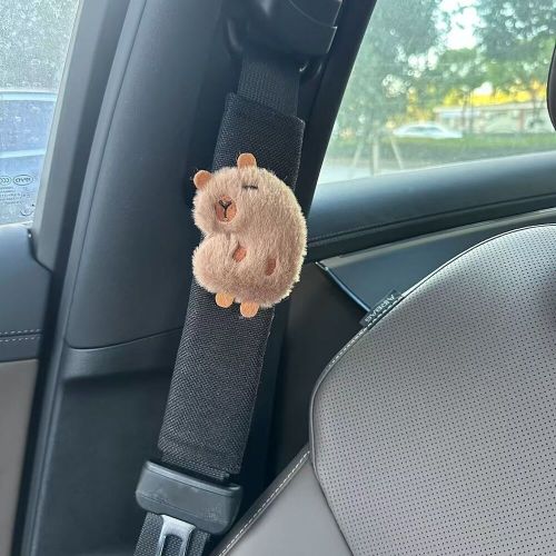 Cute cartoon car seat belt shoulder pad soft plush safety belt cushion cover