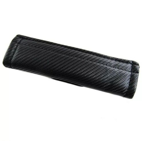 2pcs car seat belt cover shoulder pad protector carbon fiber for mercedes-benz