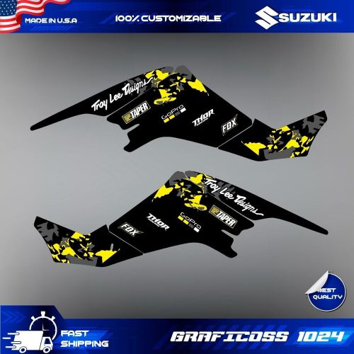 Ltz 400 suzuki wrap graphics stickers kit decals atv quad 2003 - 2008 kfx 400