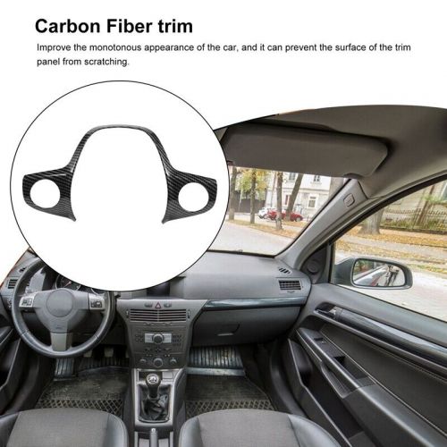 3pcs carbon fiber color steering wheel cover trim decorative frame for 4650-