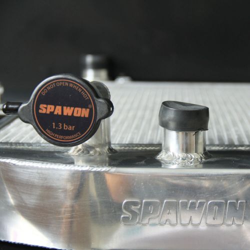 Spawon 3436ch aluminum radiator for chevrolet pickup truck 1934-1936 4rows v8 at