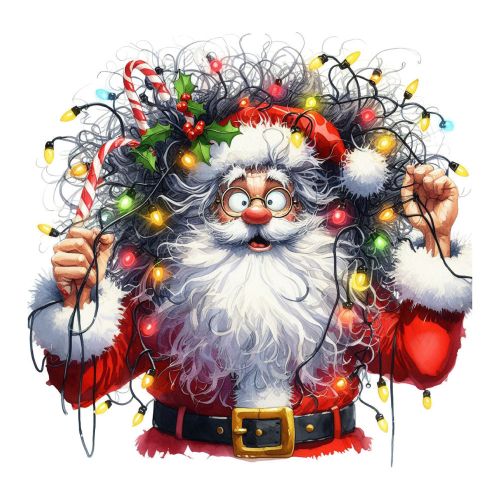 Xxl 18x18 car sticker funny christmas santa decal weatherproof vinyl-