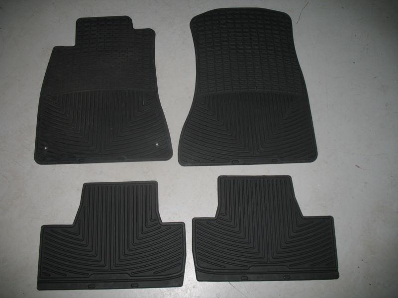 2006-2013 lexus is 250 is350 weather tech all-weather floor mats -  black