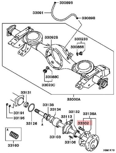 Wheel hub bolt stud&#039;s mitsubishi l200 k24t 2.5td