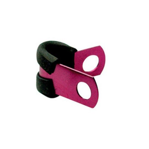 Goodridge aluminium p clips for brake hose/piping - purple -5 (i.d 5/16 inch)