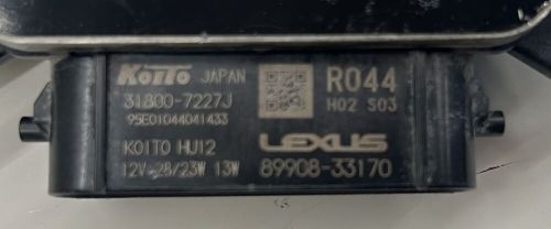 2019-2021 lexus es250 es350 headlight ballast control module unit oem 899083170