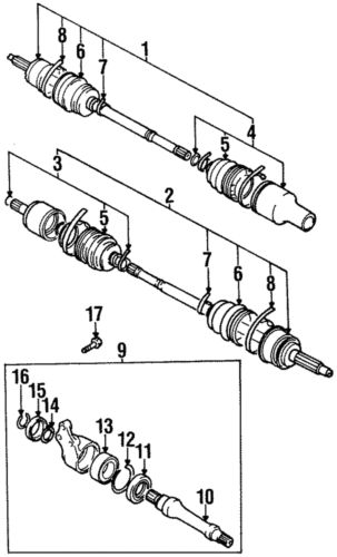 Genuine gm joint assembly 91171331