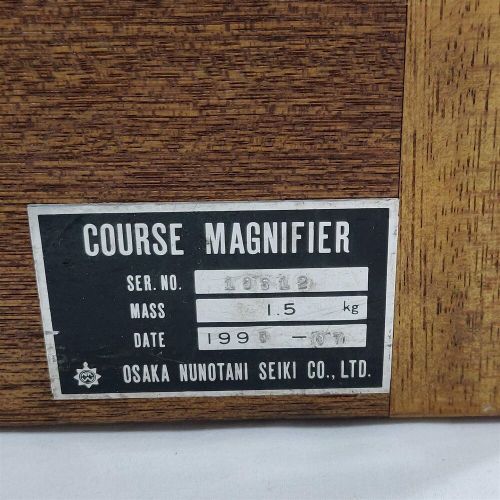 Osaka nunotani compass course magnifier. made in japan