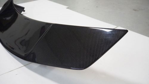 Used vorsteiner vrs aero carbon fiber 2x2 glossy wing fits audi r8 v10+