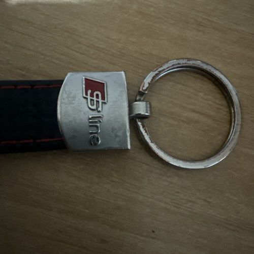 For audi s line ✅ leather keyring ✅a1 a2 a3 a4 a5 a6 a7 a8 ✅ uk seller