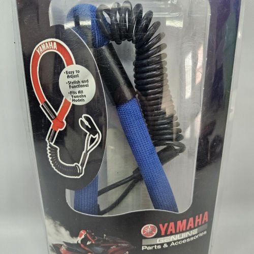 Yamaha new oem blue waverunner floating wrist lanyard, mwv-lancd-98-12 genuine