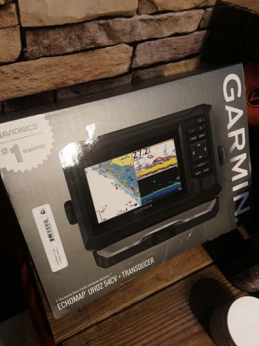 Garmin echomap uhd2 54cv 5&#034; fish finder chartplotter combo w/ gt20-tm transducer