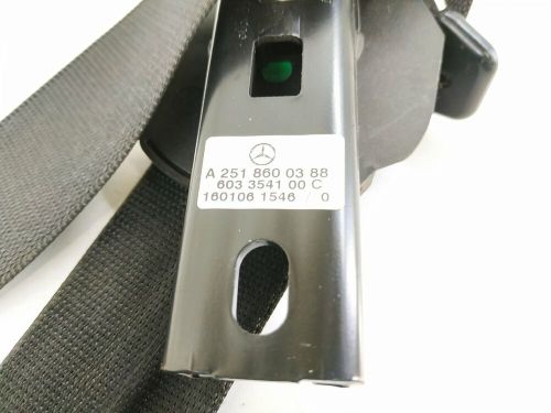 Mercedes-benz r-class w251, v251 seat belt front right a 2518601085