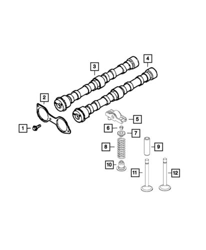 Genuine mopar intake camshaft 68172837aa