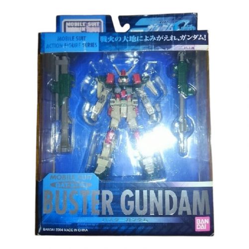 Bandai buster gundam mobile suit in action figure used