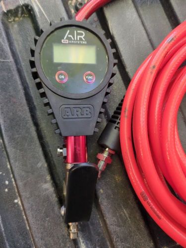 Arb air system e-z digital tire inflator air  push on chuck + extension hose