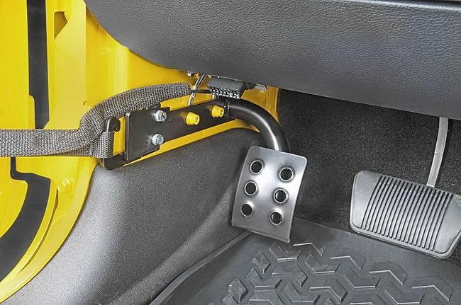 Drivers side dead  foot rest pedal fit for 2007-2012 wrangler