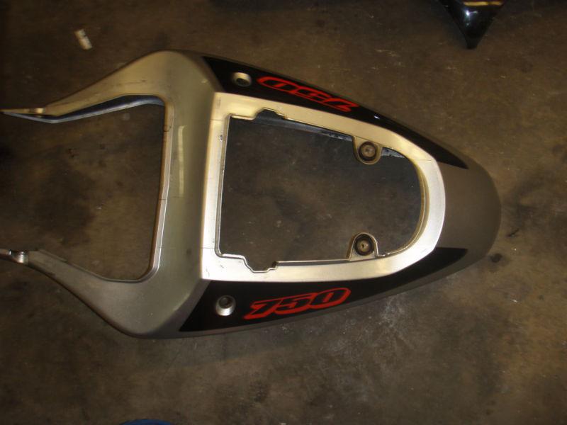 2001 2002 2003 gsxr 600 750 1000 oem rear tail fairing silver 