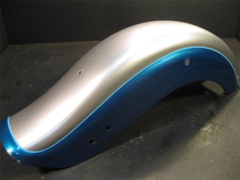 1994 fxdwg harley davidson wide glide black rear fender silver fat bob dyna blue