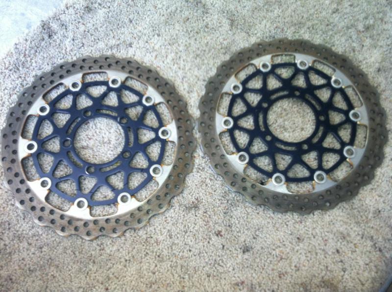 11 12 13 zx10 zx-10r zx 10 rotor rotors good condition brake disc oem