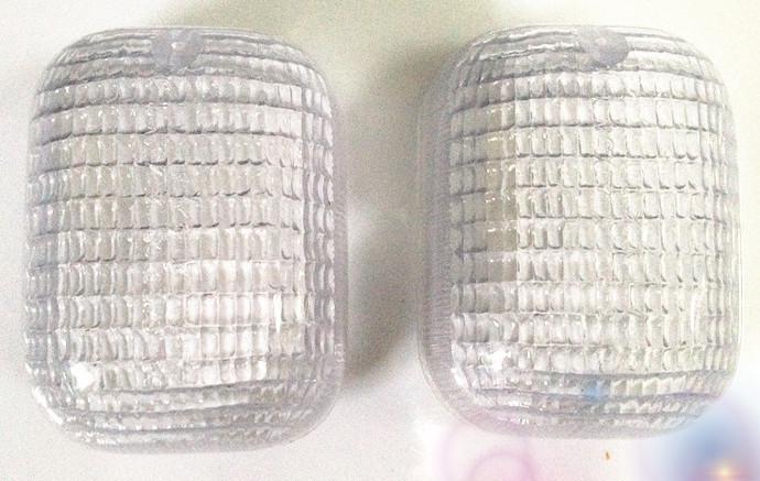 Clear front turn signals lens triumph sportbikes ducati 748 916 996 ss monster s